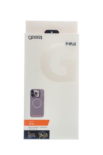 Чехол-накладка для iPhone 15 Plus GEAR4 TPU поддержка MagSafe коробка серый оптом, в розницу Центр Компаньон фото 4