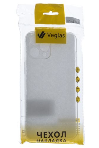 Чехол-накладка для iPhone 12 Pro Max VEGLAS Air Защита камеры прозрачный оптом, в розницу Центр Компаньон фото 3