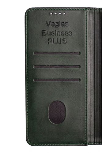 Чехол-книжка для Tecno Pop10/Smart 10/G0 2 VEGLAS BUSINESS PLUS темно-зеленый - оптовая продажа фото 7 Чехол-книжка для Tecno Pop10/Smart 10/G0 2 VEGLAS BUSINESS PLUS темно-зеленый - фото фото 7