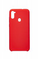 Чехол-накладка для Samsung A115 A11 SILICONE CASE OP красный (1) - фото