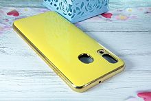 Чехол-накладка для Samsung A305F A30 ELECTROPLATED TPU+PET желтый - фото