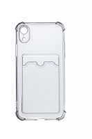 Купить Чехол-накладка для iPhone XR VEGLAS Air Pocket черно-прозрачный оптом, в розницу в ОРЦ Компаньон