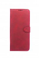 Чехол-книжка для Infinix Smart 6 Plus BUSINESS PLUS красный - фото