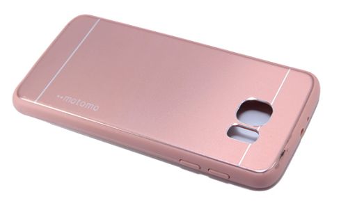 Чехол-накладка для Samsung G920 S6 MOTOMO Metall+TPU розовое золото оптом, в розницу Центр Компаньон фото 3
