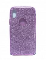 Купить Чехол-накладка для iPhone X/XS JZZS Shinny 3в1 TPU фиолетовая оптом, в розницу в ОРЦ Компаньон