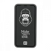 Защитное стекло для iPhone 15 HOCO G1 Fast Attach черный - фото