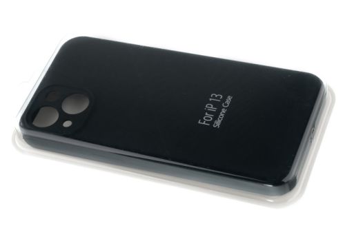 Чехол-накладка для iPhone 13 VEGLAS SILICONE CASE NL Защита камеры черный (18) оптом, в розницу Центр Компаньон фото 2
