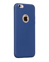 Чехол-накладка для iPhone 7/8/SE HOCO JUICE BLUE TPU темно-синяя - фото