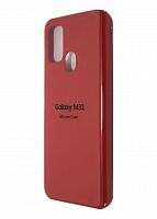 Купить Чехол-накладка для Samsung M315F M31 SILICONE CASE закрытый красный (1) оптом, в розницу в ОРЦ Компаньон