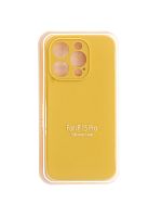 Купить Чехол-накладка для iPhone 15 Pro VEGLAS SILICONE CASE NL Защита камеры желтый (4) оптом, в розницу в ОРЦ Компаньон