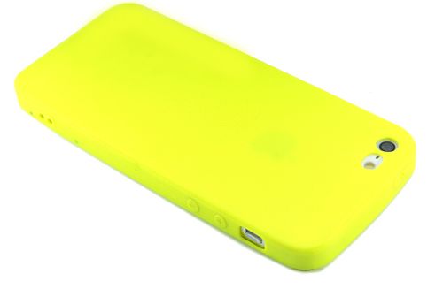 Чехол-накладка для iPhone 5G/5S FASHION TPU матовый б/отв желтый оптом, в розницу Центр Компаньон фото 2