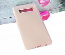 Чехол-накладка для Samsung G975F S10 Plus SOFT TOUCH TPU розовый - фото