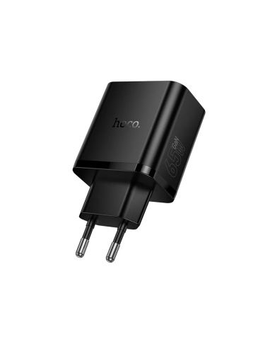 СЗУ Type-C HOCO N75 65W PD45W QC3.0 черный - оптовая продажа фото 3 СЗУ Type-C HOCO N75 65W PD45W QC3.0 черный - фото фото 3