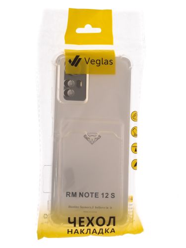 Чехол-накладка для XIAOMI Redmi Note 12S 4G VEGLAS Air Pocket прозрачный оптом, в розницу Центр Компаньон фото 4