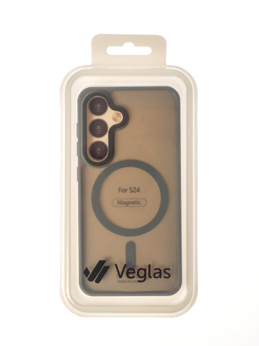 Чехол-накладка для Samsung S921 S24 VEGLAS Fog Magnetic серый - оптовая продажа фото 5 Чехол-накладка для Samsung S921 S24 VEGLAS Fog Magnetic серый - фото фото 5