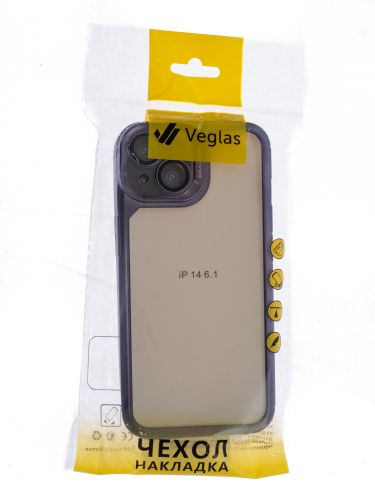 Чехол-накладка для iPhone 14 VEGLAS Bracket Lens фиолетовый оптом, в розницу Центр Компаньон фото 4