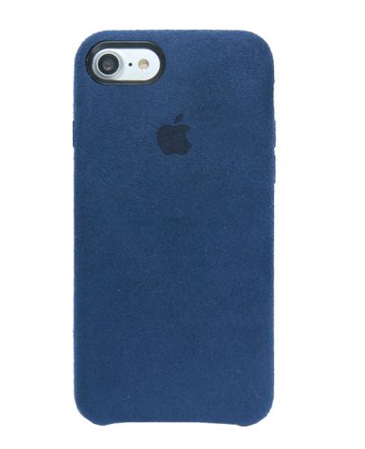 Чехол-накладка для iPhone 7/8/SE ALCANTARA CASE темно-синий - оптовая продажа фото 4 Чехол-накладка для iPhone 7/8/SE ALCANTARA CASE темно-синий - фото фото 4