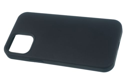 Чехол-накладка для iPhone 12 Mini SILICONE TPU поддержка MagSafe черный коробка оптом, в розницу Центр Компаньон фото 2
