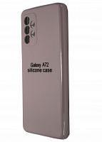 Купить Чехол-накладка для Samsung A725F A72 SILICONE CASE закрытый светло-розовый (18) оптом, в розницу в ОРЦ Компаньон