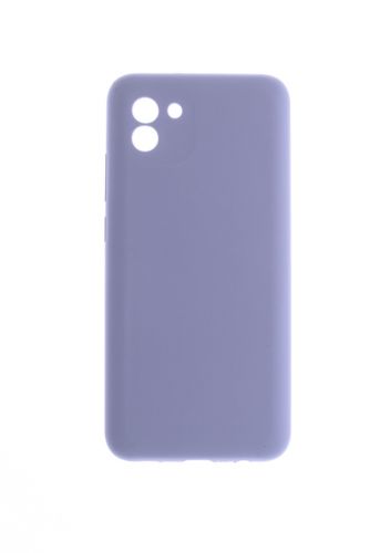 Чехол-накладка для Samsung A035F A03 SILICONE CASE OP закрытый сиреневый (13) - фото