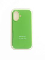 Купить Чехол-накладка для iPhone 16 SILICONE CASE закрытый ярко-зеленый (31) оптом, в розницу в ОРЦ Компаньон