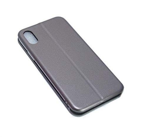 Чехол-книжка для iPhone X/XS BUSINESS серый - оптовая продажа фото 3 Чехол-книжка для iPhone X/XS BUSINESS серый - фото фото 3