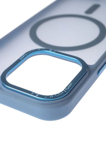 Чехол-накладка для iPhone 13 Pro VEGLAS Fog Magnetic синий - фото фото 4
