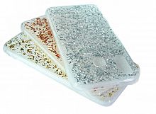 Чехол-накладка для Samsung A305F A30/A205F A20 GLITTER TPU серебро - фото