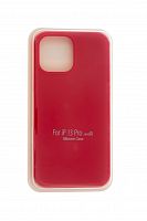 Чехол-накладка для iPhone 13 Pro Max VEGLAS SILICONE CASE закрытый красная (14) - фото