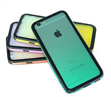 Купить Чехол-накладка для iPhone 6/6S GRADIENT TPU+Glass зеленый оптом, в розницу в ОРЦ Компаньон