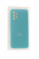 Чехол-накладка для Samsung A325F A32 VEGLAS SILICONE CASE закрытый бирюзовый (2) - фото
