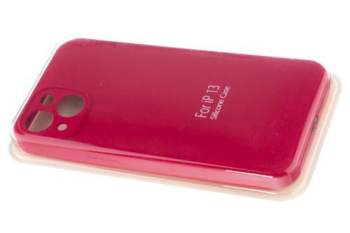Чехол-накладка для iPhone 13 SILICONE CASE NL Защита камеры вишневый (36) оптом, в розницу Центр Компаньон фото 2