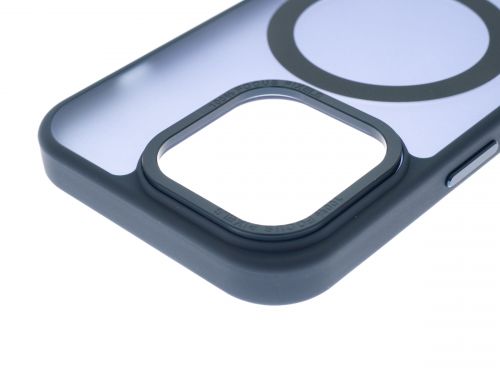 Чехол-накладка для iPhone 14 Pro VEGLAS Fog Magnetic темно-синий - оптовая продажа фото 3 Чехол-накладка для iPhone 14 Pro VEGLAS Fog Magnetic темно-синий - фото фото 3