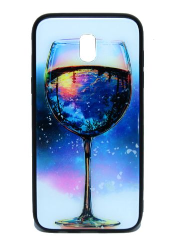 Чехол-накладка для Samsung J330 J3 2017 LOVELY GLASS TPU бокал коробка оптом, в розницу Центр Компаньон