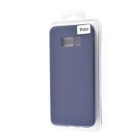 Чехол-накладка для Samsung G955F S8 Plus VEGLAS SILICONE CASE закрытый темно-синий (8) - фото