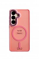 Чехол-накладка для Samsung S941 S26 VEGLAS Fog Magnetic розовый - фото