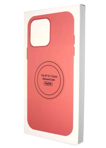 Чехол-накладка для iPhone 12\12 Pro SILICONE TPU NL поддержка MagSafe розовый коробка оптом, в розницу Центр Компаньон фото 4