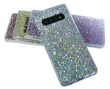 Купить Чехол-накладка для Samsung G973 S10 DROP STAR TPU серебро  оптом, в розницу в ОРЦ Компаньон