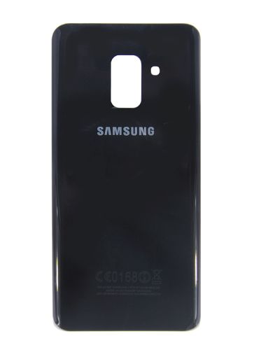 Крышка задняя ААА для Samsung A730F A8 Plus 2018 черный оптом, в розницу Центр Компаньон