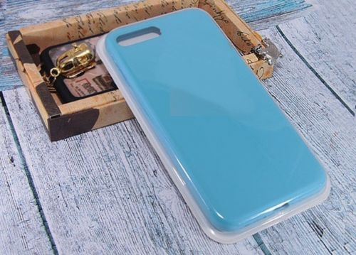Чехол-накладка для iPhone 7/8 Plus SILICONE CASE закрытый голубой (16) - оптовая продажа Чехол-накладка для iPhone 7/8 Plus SILICONE CASE закрытый голубой (16) - фото