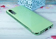 Чехол-накладка для Samsung A505F A50 ELECTROPLATED TPU+PET зеленый - фото