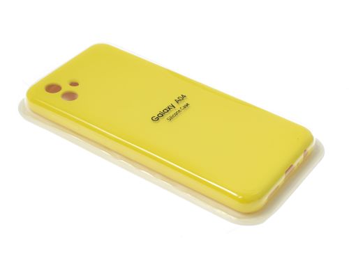 Чехол-накладка для Samsung A045F A04 VEGLAS SILICONE CASE закрытый желтый (20) оптом, в розницу Центр Компаньон фото 2