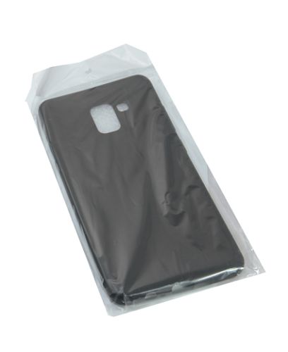 Чехол-накладка для Samsung A730F A8 plus FASHION TPU матовый черный оптом, в розницу Центр Компаньон фото 3