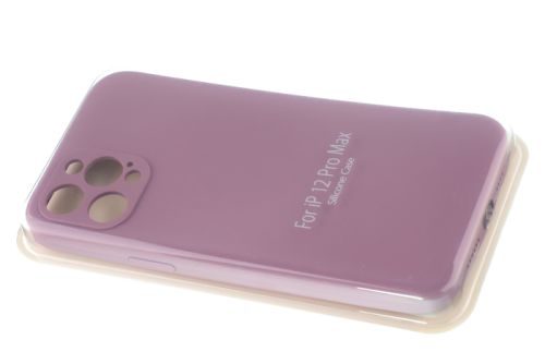 Чехол-накладка для iPhone 12 Pro Max VEGLAS SILICONE CASE NL Защита камеры лавандовый (62) оптом, в розницу Центр Компаньон фото 2