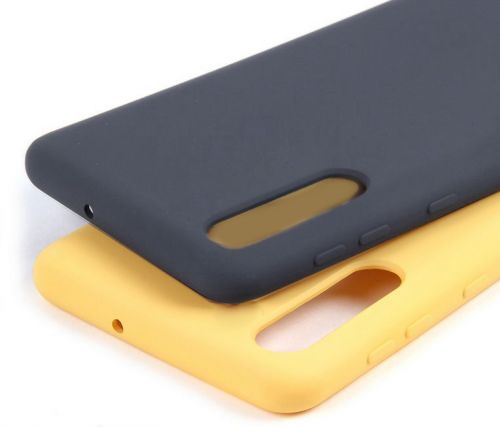 Чехол-накладка для Samsung A505F A50 SILICONE CASE NL черный (3) - фото