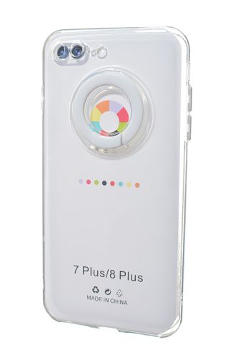 Чехол-накладка для iPhone 7/8 Plus NEW RING TPU белый оптом, в розницу Центр Компаньон фото 2