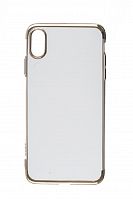 Чехол-накладка для iPhone XS Max ELECTROPLATED TPU DOKA золото - фото