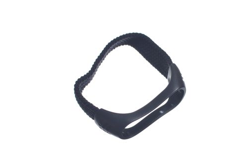 Ремешок для Xiaomi Band 5/6 Solo Loop плетеный черный размер 170mm оптом, в розницу Центр Компаньон фото 2