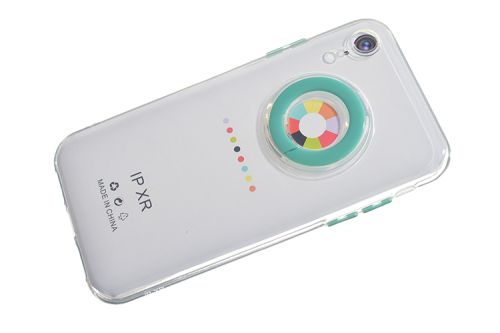 Чехол-накладка для iPhone XR NEW RING TPU бирюзовый оптом, в розницу Центр Компаньон фото 3