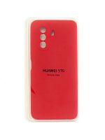 Купить Чехол-накладка для HUAWEI Nova Y70 VEGLAS SILICONE CASE закрытый красный (1) оптом, в розницу в ОРЦ Компаньон